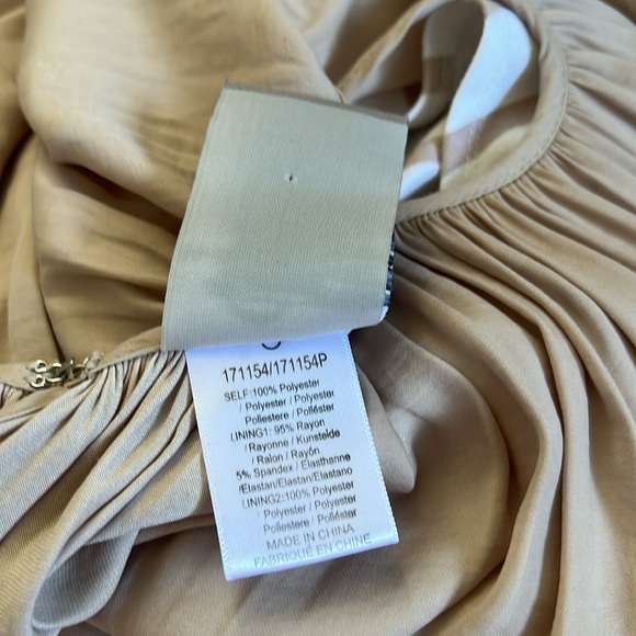 Anthropology Midi Sleeveless Dress - Beige Cream - Picture 7 of 8